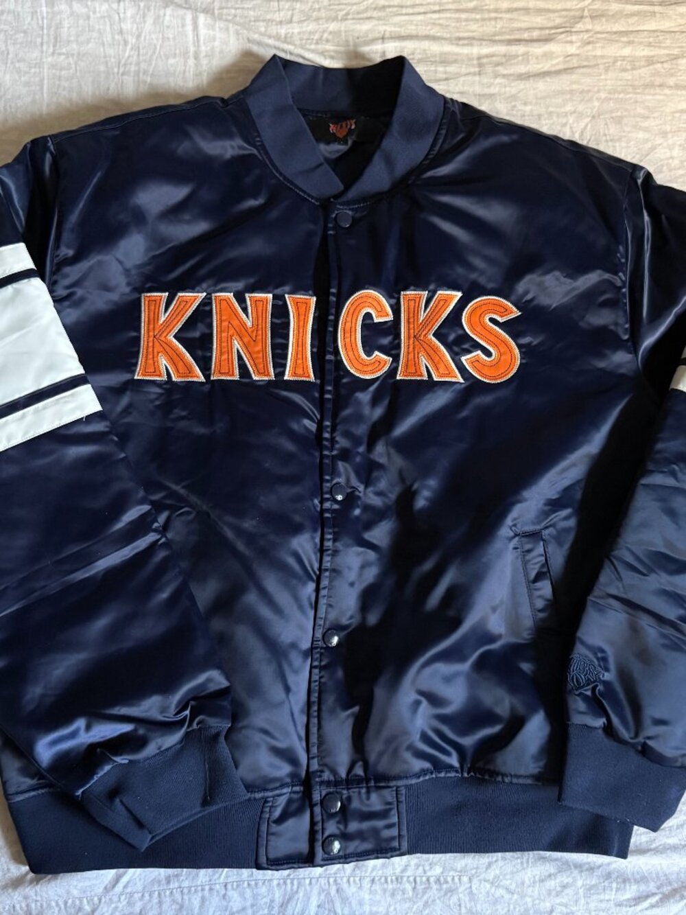 Kith x New York Knicks Satin Bomber Jacket Large $498
